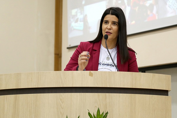 A presidente do Comam, Eng. Ambiental Nanci Walter, representa o CREA-RS na entidade  