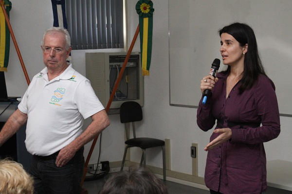 A coordenadora das Inspetorias do CREA-RS, Eng, Ambiental Nanci Walter  