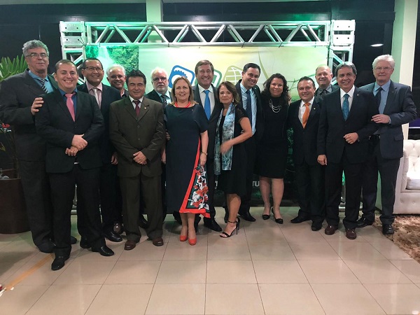 Presidentes dos Creas presentes na solenidade de lançamento da Soea