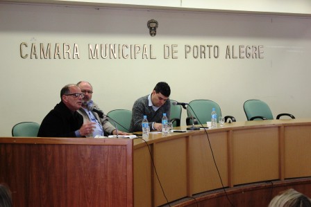  Inspetor-chefe de Torres, Eng. Civil Marco Antônio Saraiva Collares Machado, além de falar sobre os convites , aproveitou para convidar os presentes para os 30 anos da Inspetoria de Torres