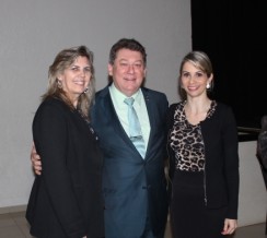 Arq. Rosana, Eng. Capoani e dra Andréa