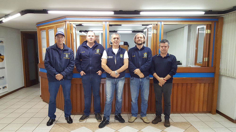 Sob supervisão de Jaime Leandro Mello Filho, participaram os agentes José Castro Pinto, Pedro Estevan Ost., Moacir Castro Pinto e Aloisio Butzge (que não estão na foto), Antonio Amarante e Vitor Molina