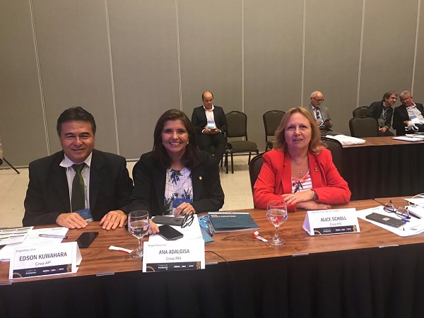 Engenheira Civil e Seg. Trabalho Alice Scholl participa de sua primeira reunião no Colégio de Presidentes