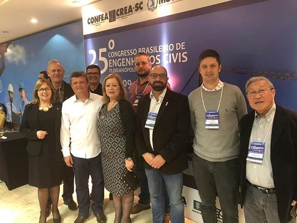 Parte da delegação gaúcha