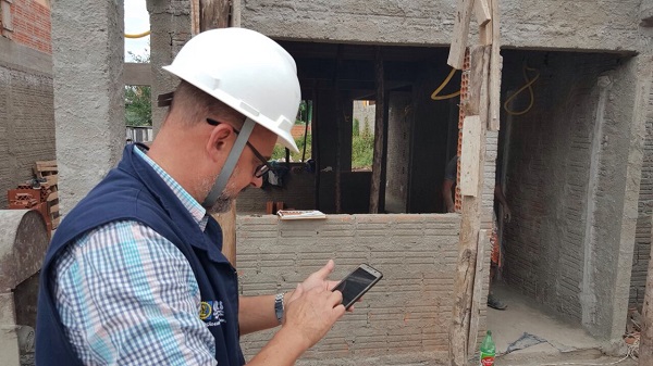 Treinamento contou com parte prática com fiscais utilizando o aplicativo com auxílio em fiscalizações na cidade 