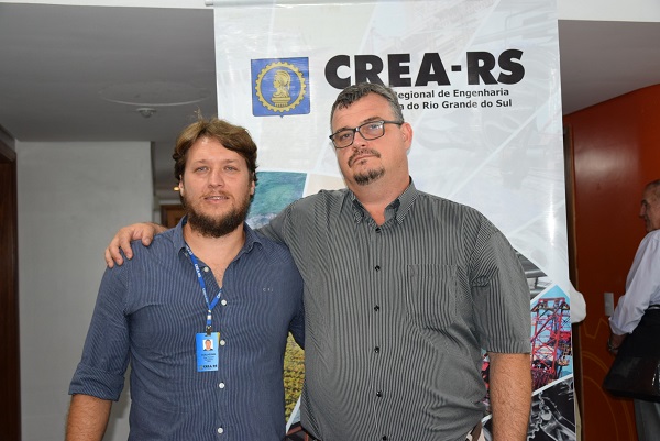 Coordenador: Eng. Ftal Guilherme Reisdorfer e coordenador-adjunto: Eng. Ftal Edilberto Stein de Quadros