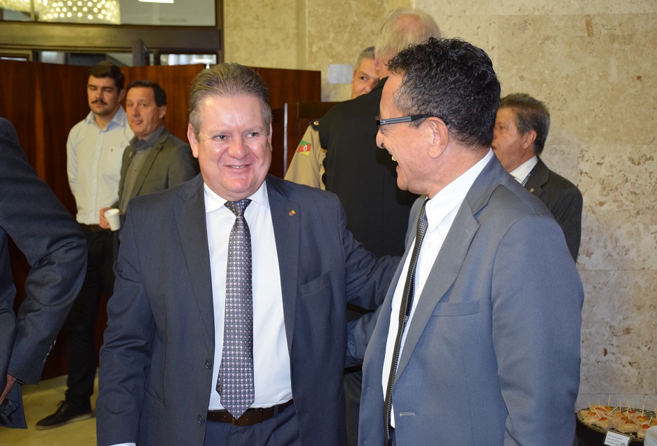 Eng. Bragança e o vice-governador, Delegado Ranolfo