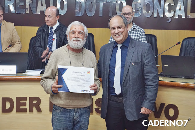 Engenheiro Eletricista Rafael Munhoz também foi homenageado por ser o mais antigo registrado.