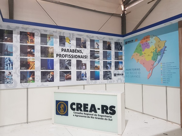 Estande do CREA-RS na Construsul