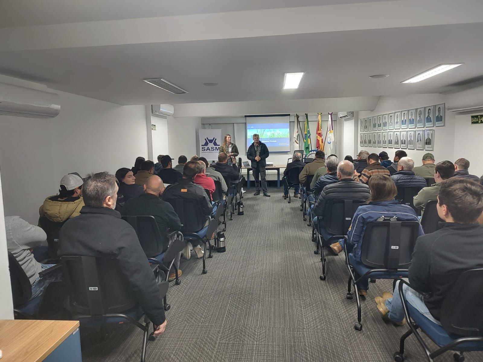 Auditório da Inspetoria de Santa Maria lotado