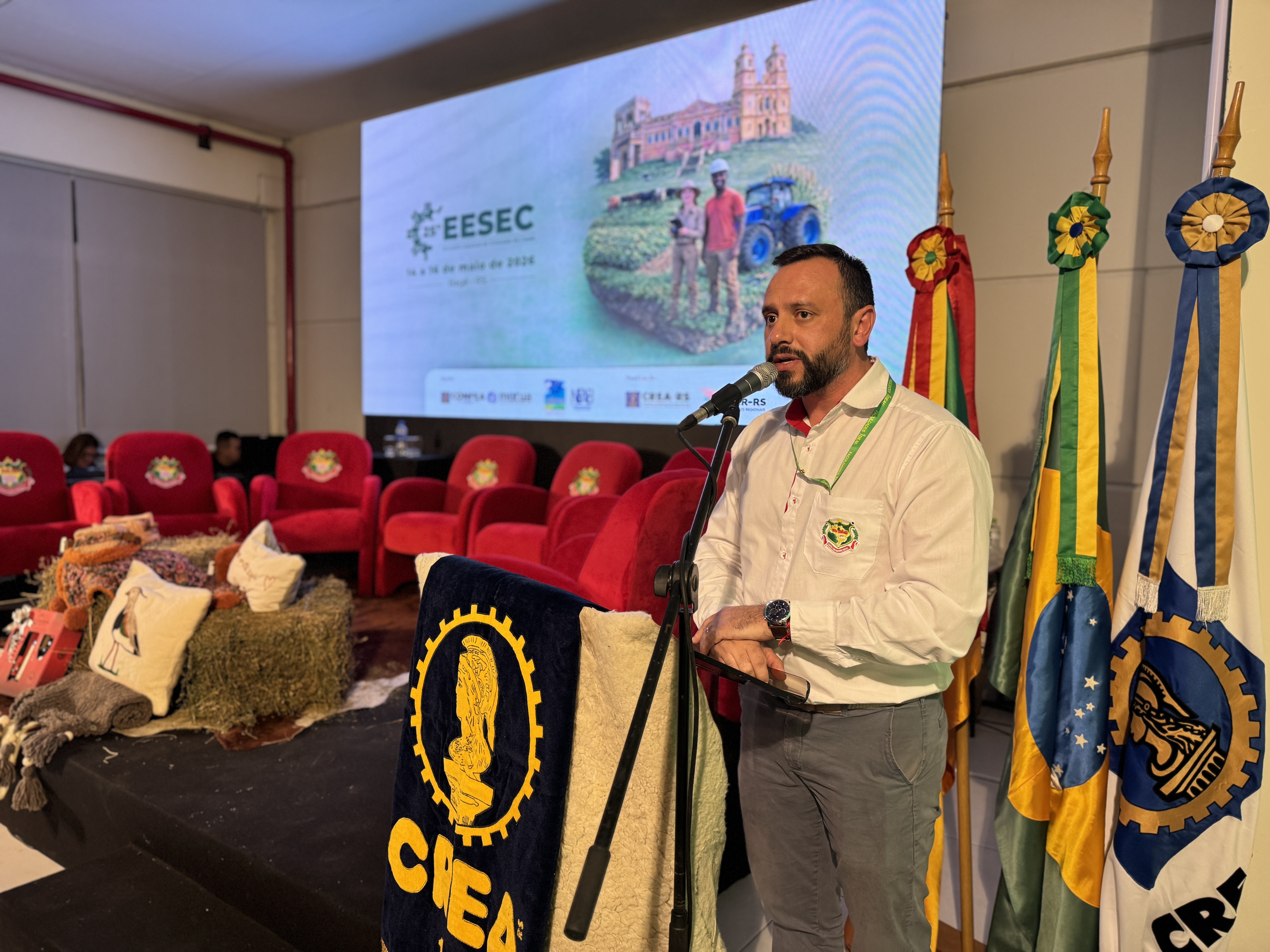 Diretor do Ideau de Bag&eacute;, Fabr&iacute;cio Azambuja