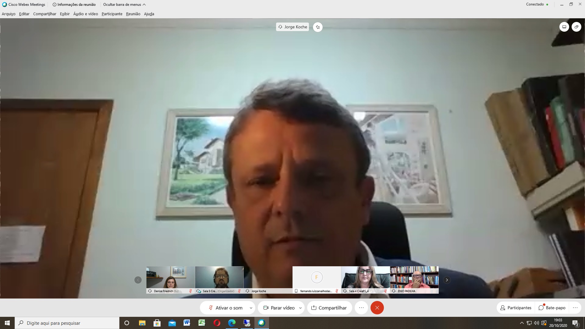 Eng. Civ. Jorge Koche, coordenador do CDER-RS
